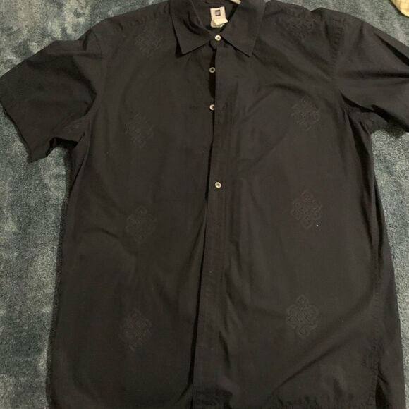 Gap Short Sleeve Button Down Shirt Sz XL - Picture 1 of 1